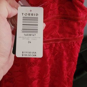 Red Torrid dress